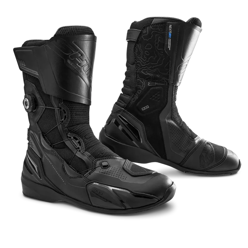 SHIMA TENEX IMPERMEABILE TURISMO STIVALI DI MOTO DONNA NERO