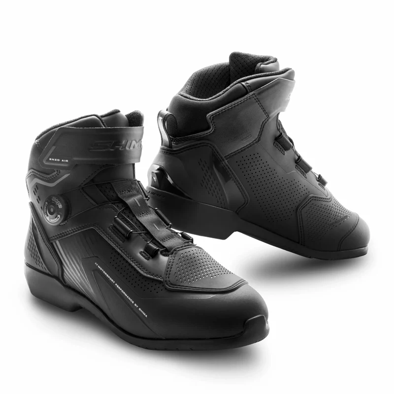 SHIMA ENZO AIR STIVALI DI MOTO UOMO NERO