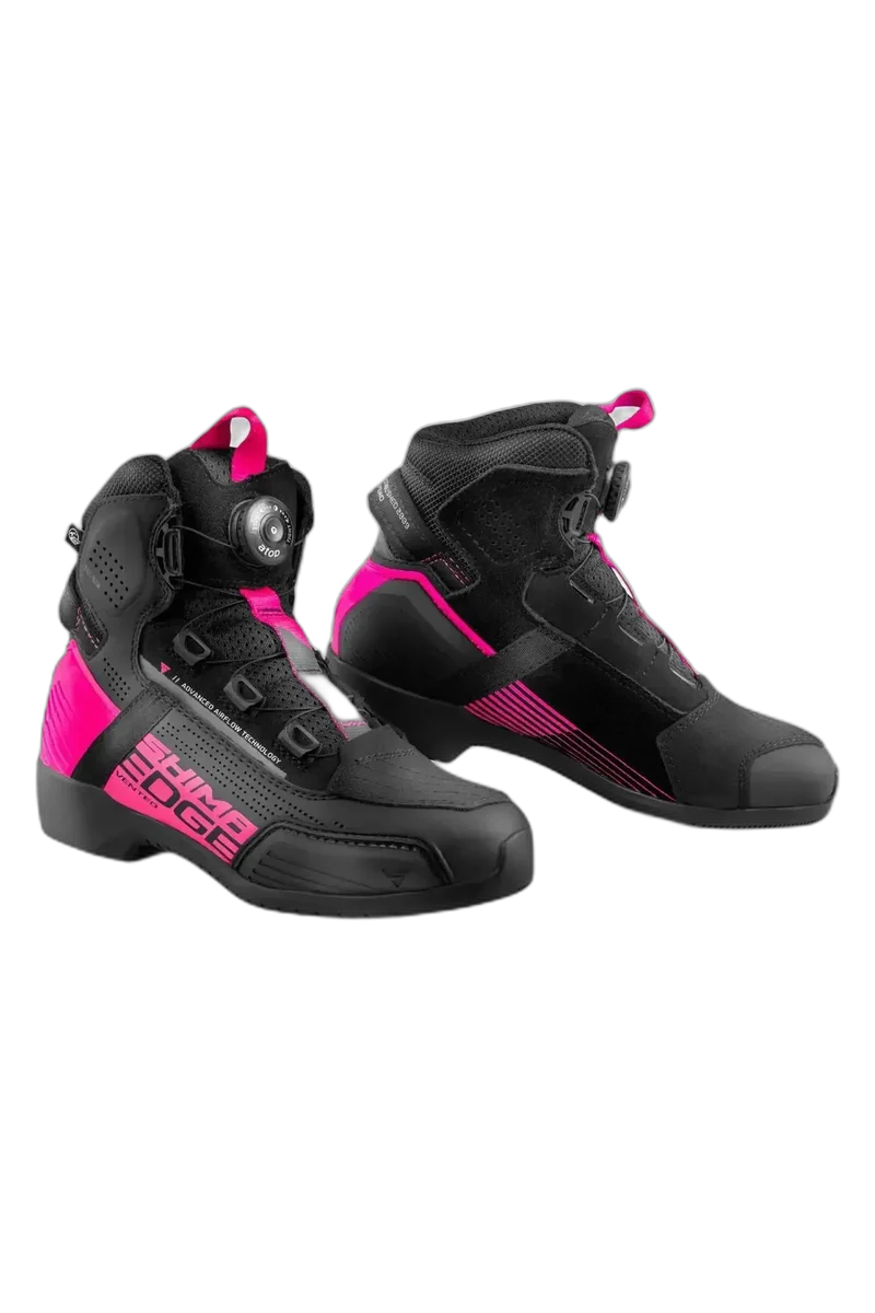 SHIMA EDGE VENTED STIVALI DI MOTO DONNA ROSA