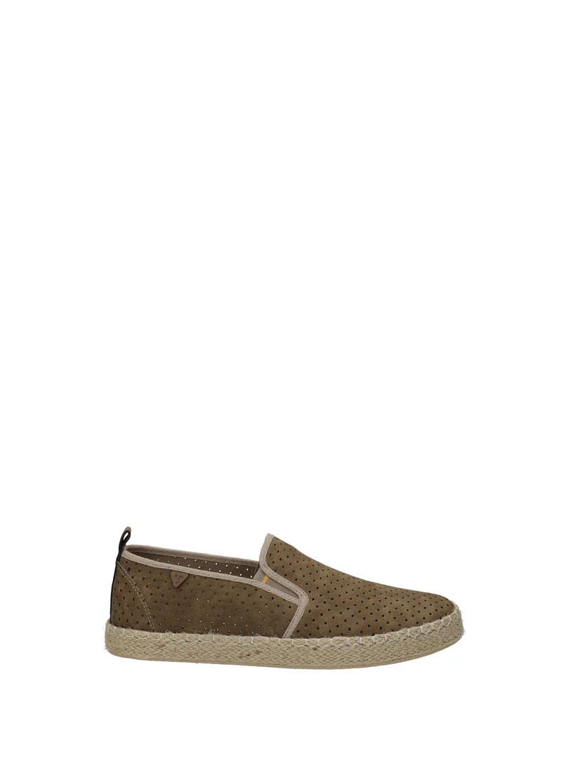 Sneakers uomo brown in PU fondo gomma