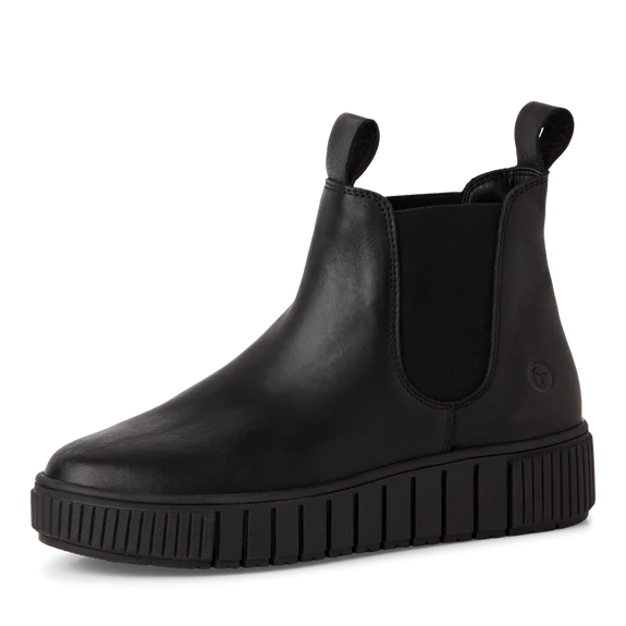 Stivaletto pelle nera