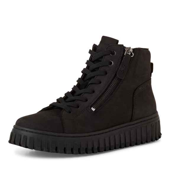 Scarponcino nubuck nero