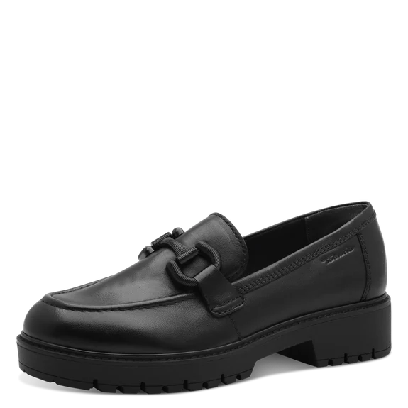 Mocassino pelle nera
