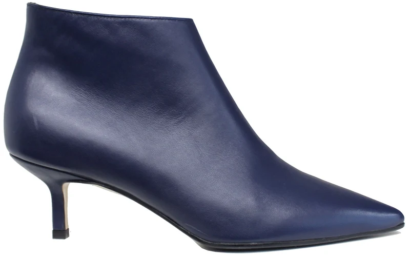 |TRONCHETTO DONNA A PUNTA PELLE BLU|