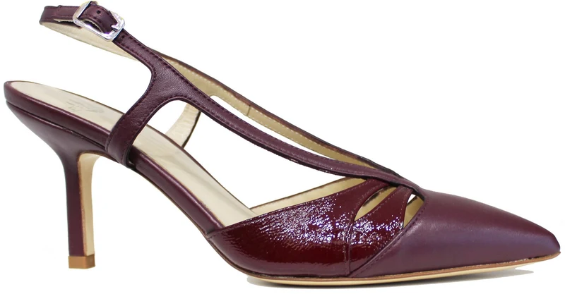 |DECOLTE' SLINGBACK PELLE BORDO'|