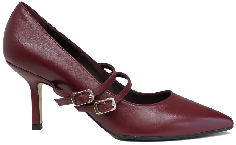 |DECOLTE' DOPPIA FIBBIA PELLE BORDO'|