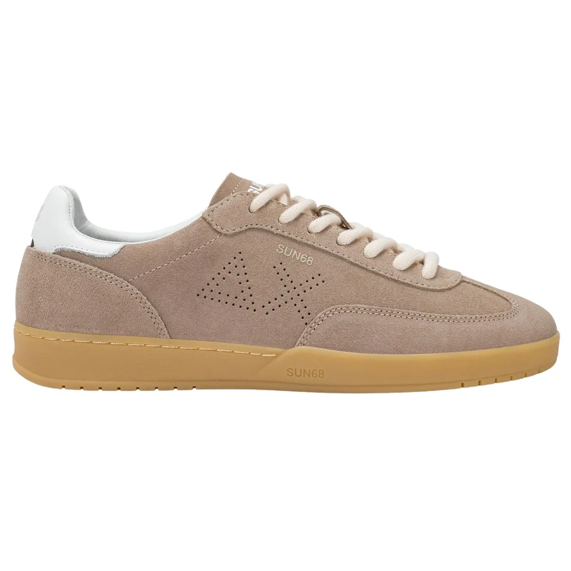 Sun68 California Z36142-98 sneaker uomo in camoscio grigio stone