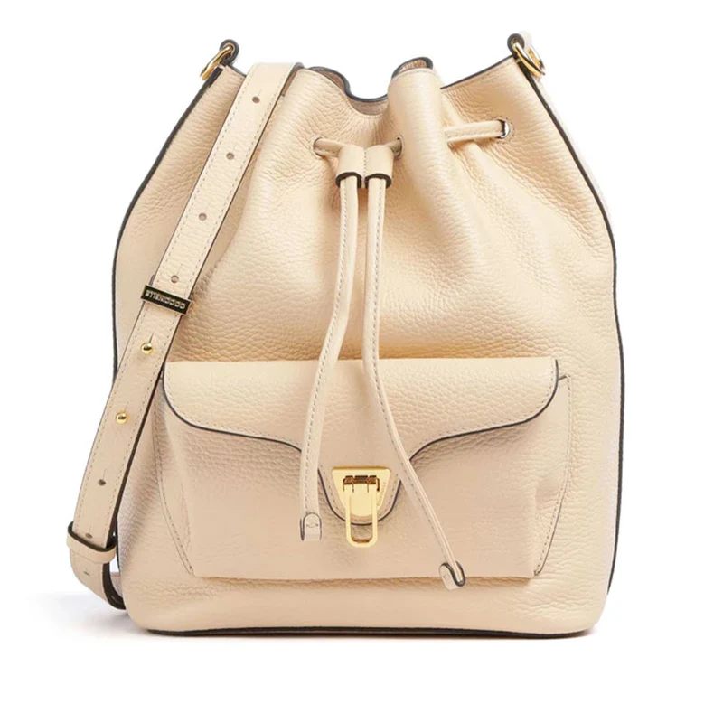 Borsa Donna a Spalla COCCINELLE in Pelle linea Beat Generation Medium Colore Betulla