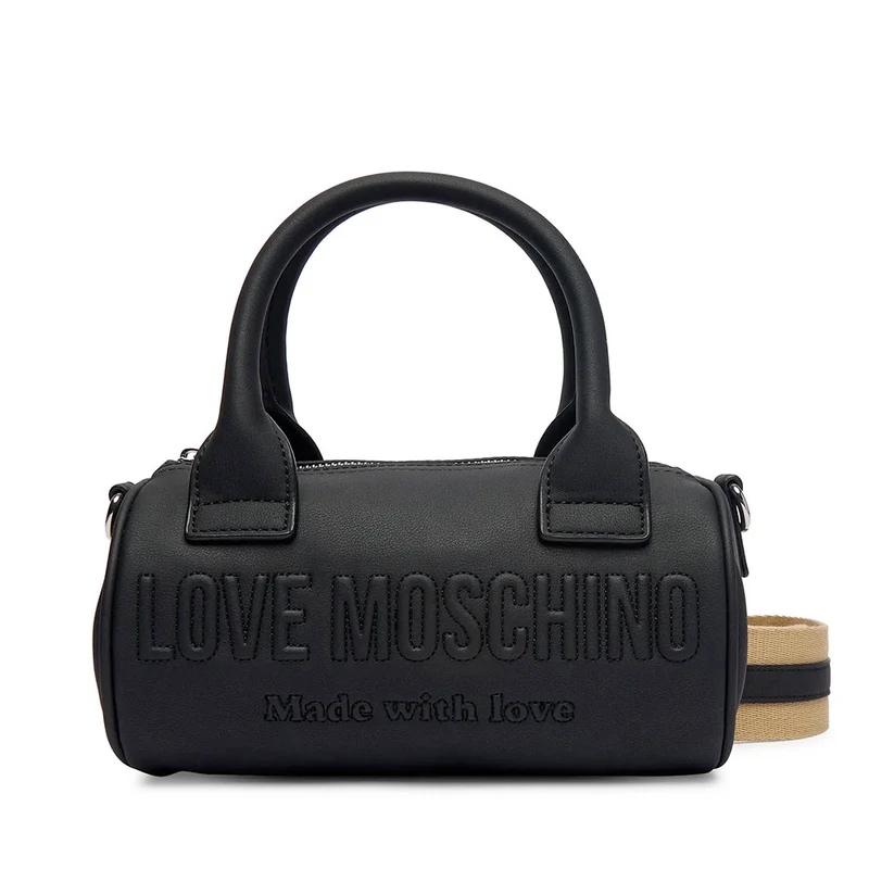 Borsa Donna Bauletto Mini LOVE MOSCHINO in Ecopelle Nera