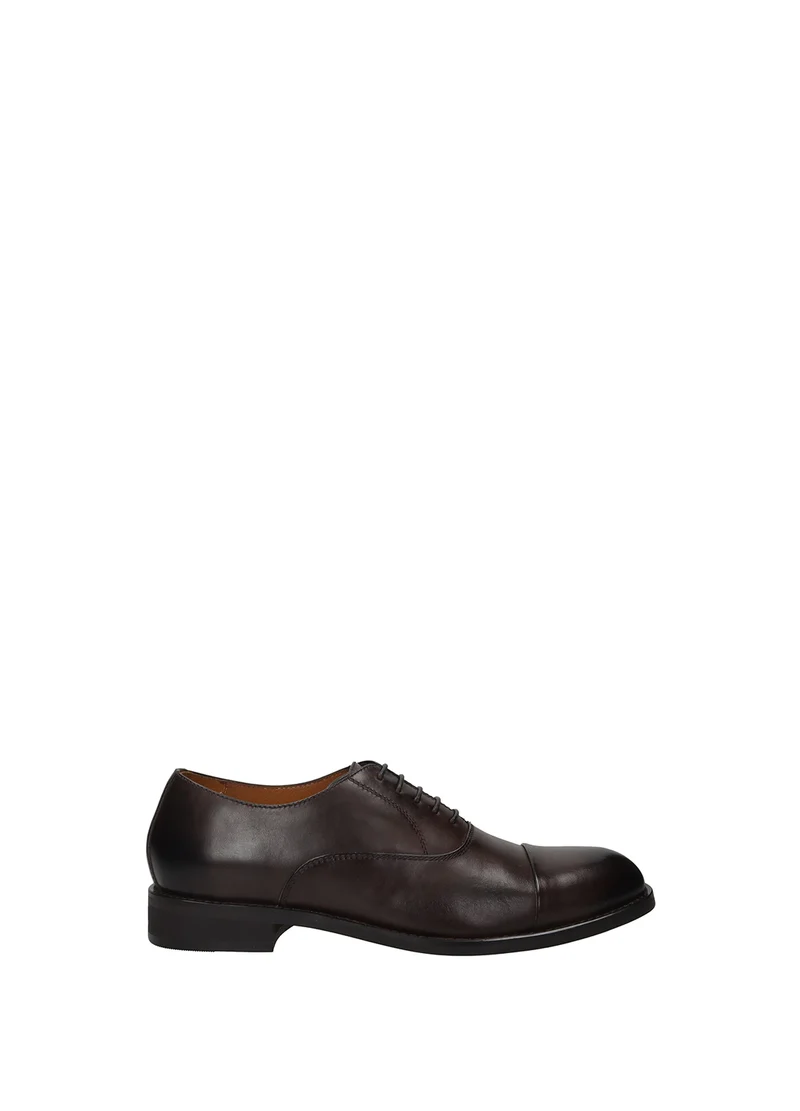 Derby Uomo Classiche in Pelle - Black. Blu e Brown
