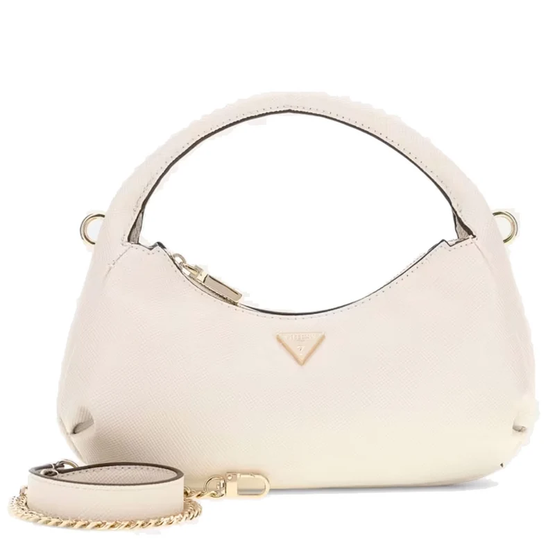 Borsa Donna Hobo Mini a Mano GUESS Linea Gilda Colore Off White