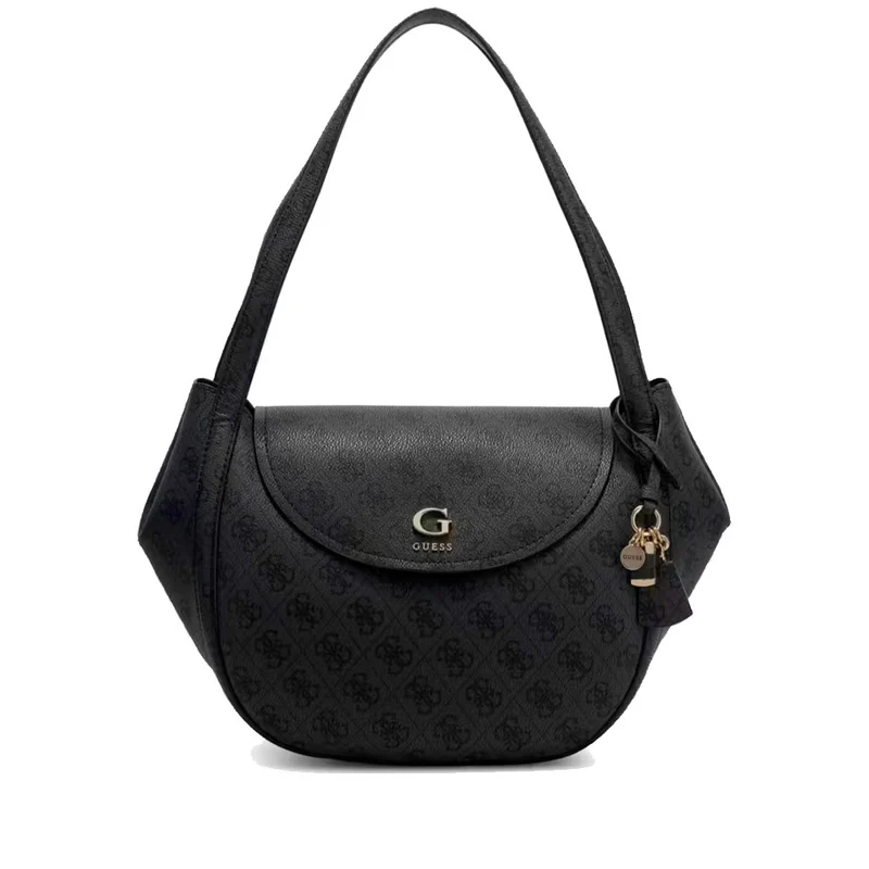 Borsa Donna Hobo a Spalla GUESS Linea Coleen Colore Coal Logo
