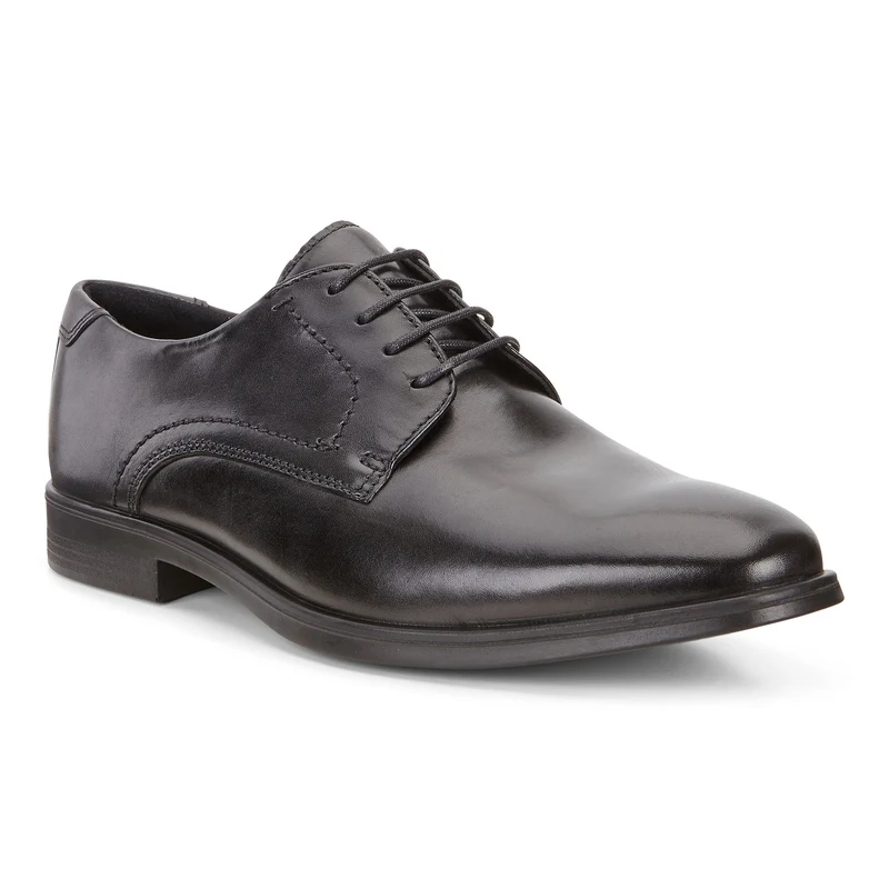Ecco Melbourne -Derby nero - Suola in gomma