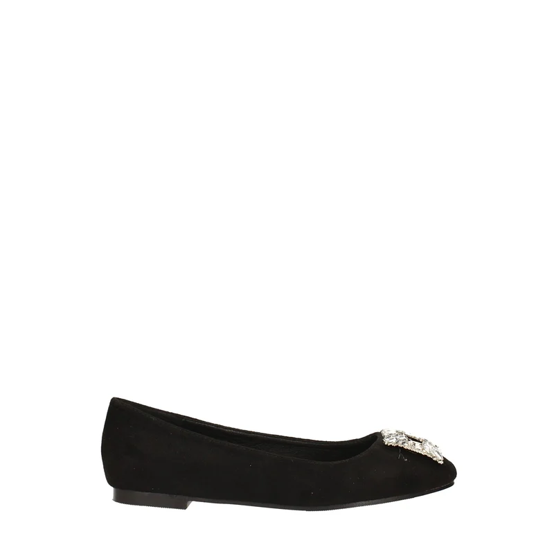Ballerine scamosciate con pietre