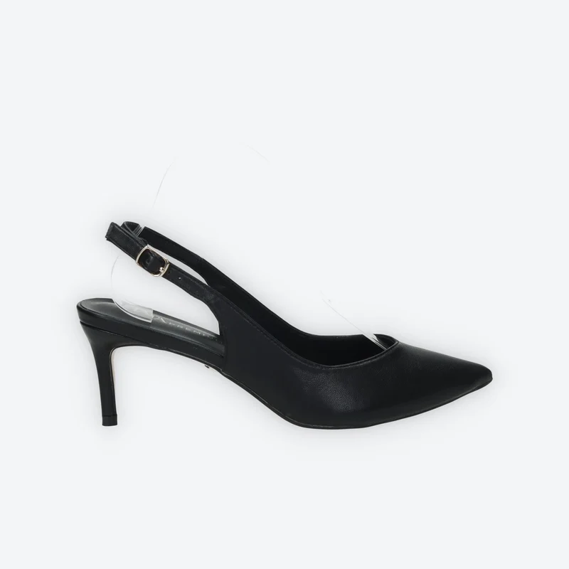 Décolleté con tacco a rocchetto. Tacco alto 6 cm