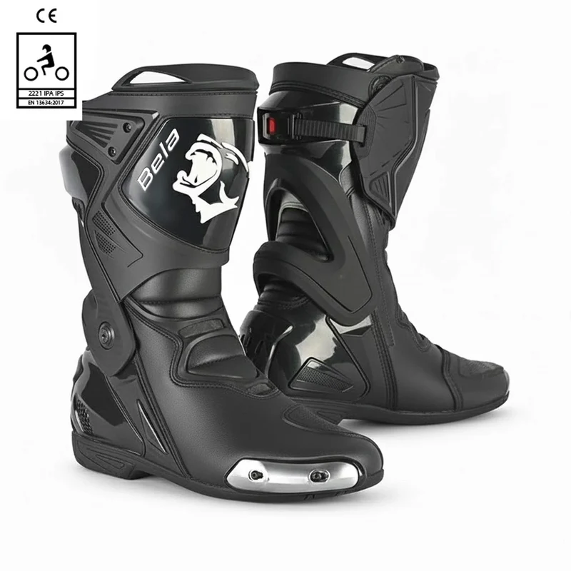 BELA RACE PRO STIVALI DI MOTO NERO