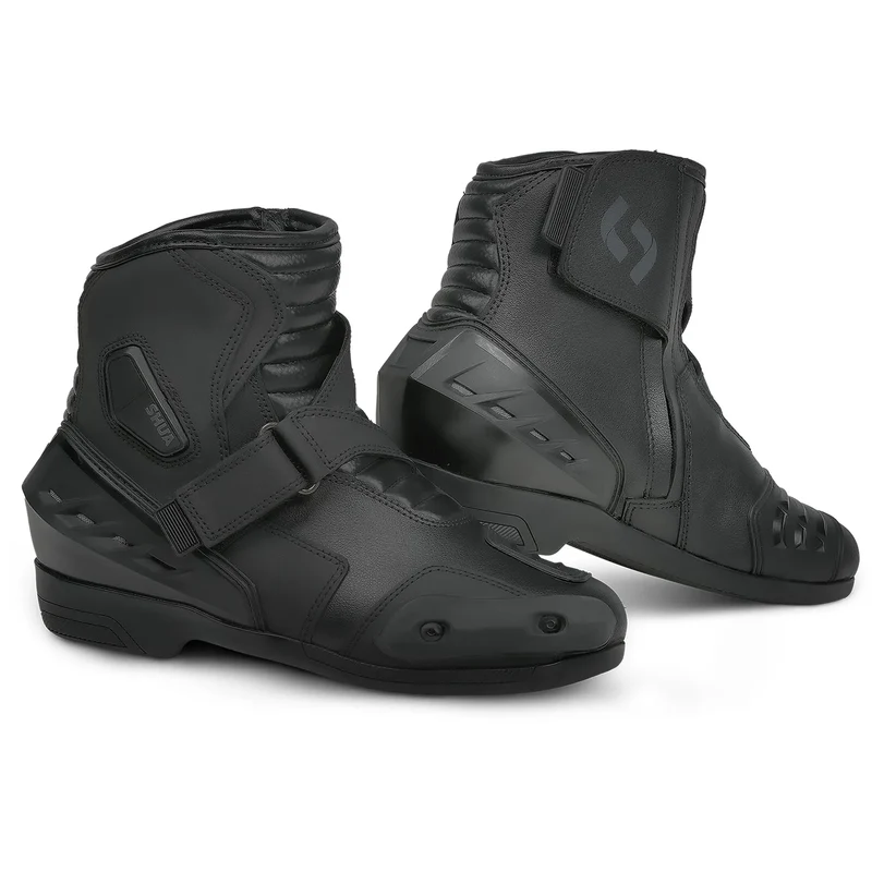 SHUA TRACK STIVALI DI MOTO UOMO NERO