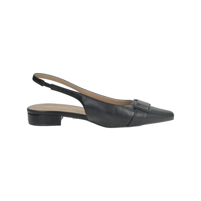 Ballerine slingback con cinturino in fibbia