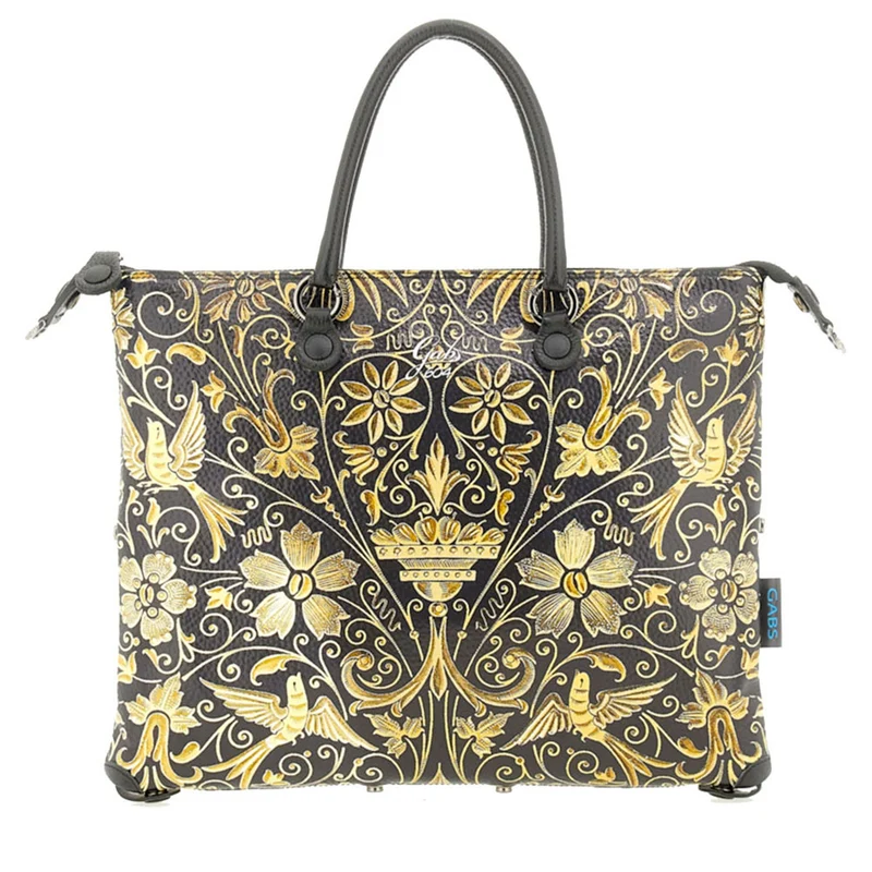 Borsa Donna a Mano con Tracolla GABS G3 PLUS Large in Pelle stampa Versailles