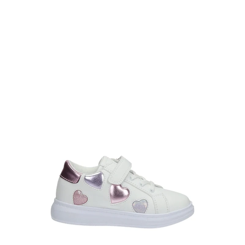 Sneakers kids con dettagli rosa