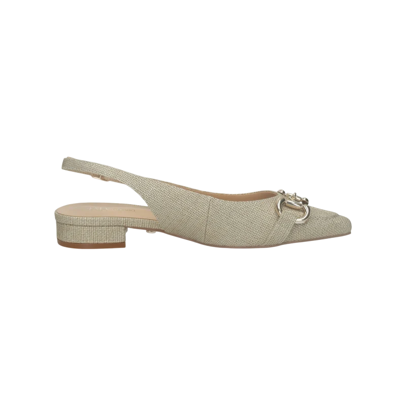 Ballerine slingback con cinturino in fibbia