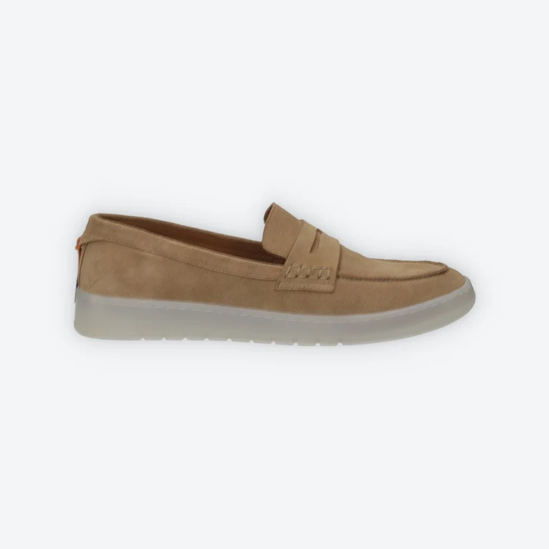 Slip on in tessuto scamosciato
