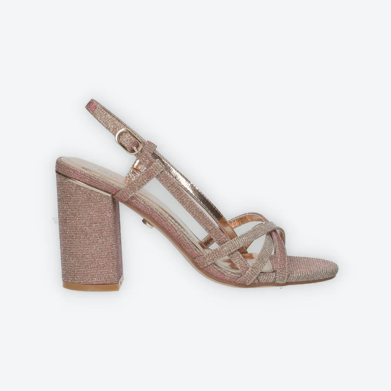 Sandali in glitter. Tacco alto 9cm