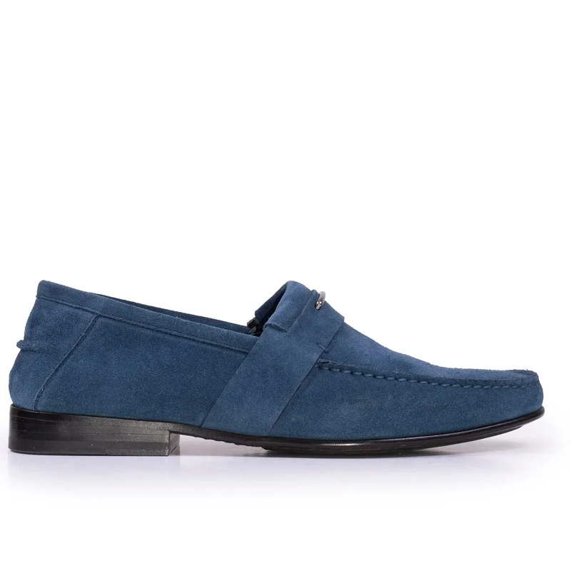 Mocassino in Camoscio College con Bendina Logo