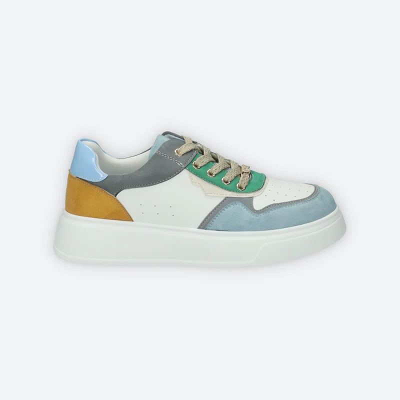 Sneakers platform.Tacco alto 4 cm
