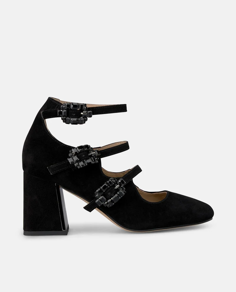 ZAPATO DE TACÓN HEBILLAS