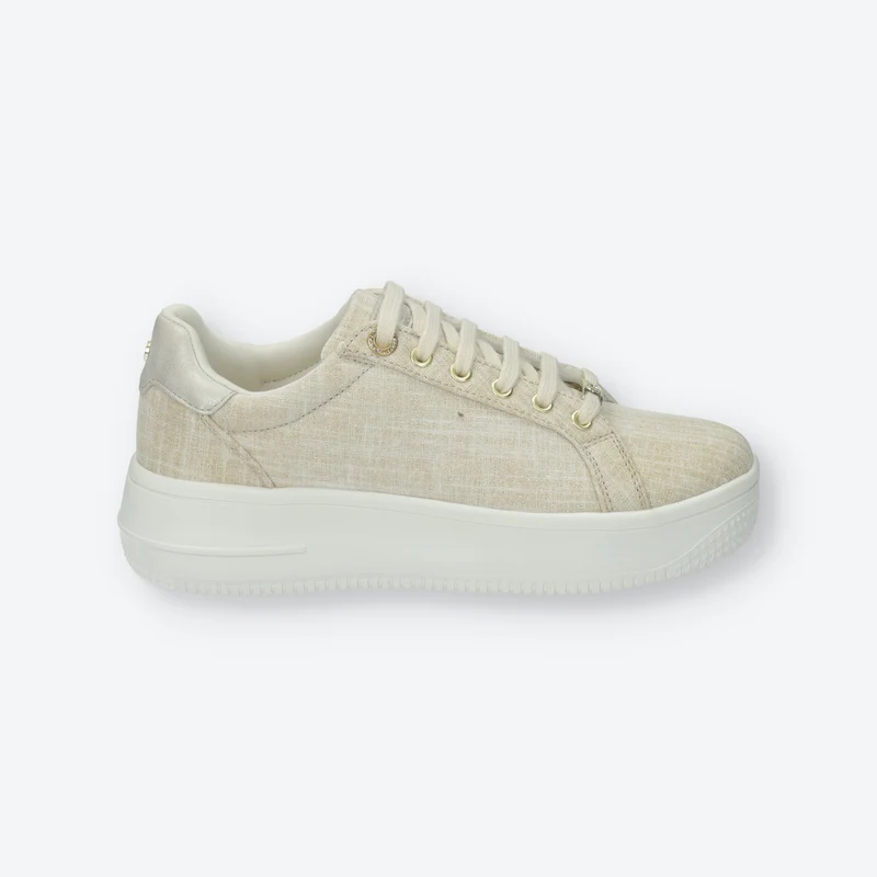 Sneakers platform con logo