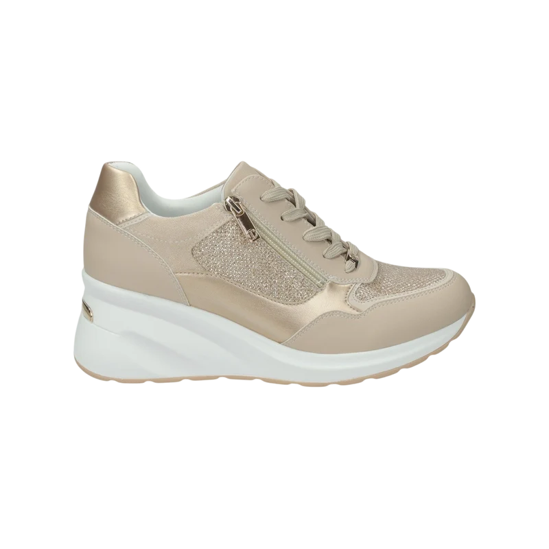 Sneakers platform.Tacco alto 6 cm