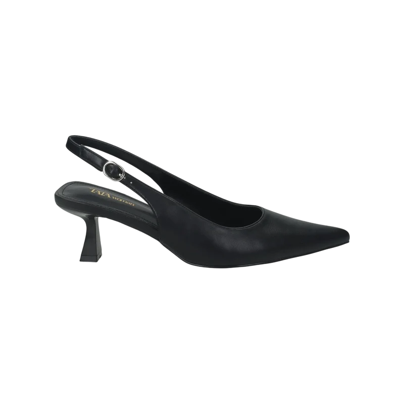 Décolleté con tacco a rocchetto. Tacco alto 4cm