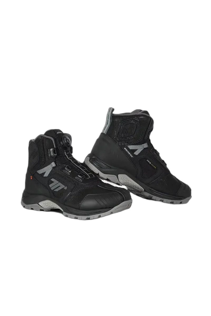 Seventy SD-BA7 Stelvio Low Scarpe da moto turismo Unisex Nero grigio