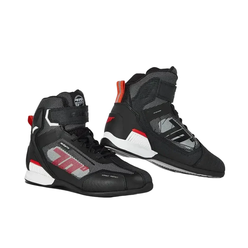 Seventy SD-BR2 Veloce Pro Scarpe moto Urban unisex Negro/Rojo/Blanco