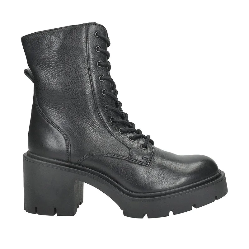 Anfibi in vera pelle. Tacco alto 7cm