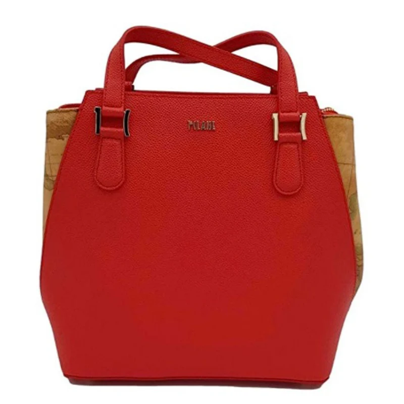 Zaino Donna Doppia Portabilità 1A Classe Alviero Martini linea Dream Way Rosso e Geo Classic GQ27