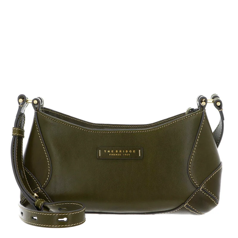 Borsa Donna Sottospalla THE BRIDGE linea Giorgia in Pelle Verde Timo