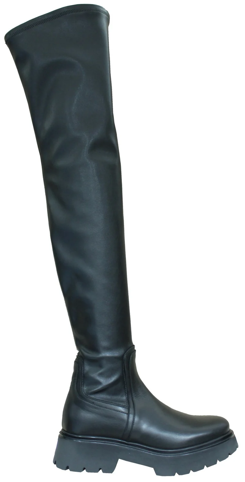 |ACS STIVALE DONNA CROWN PELLE NERA|