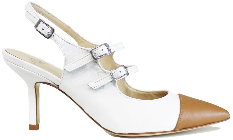 |CHANEL CINTURINI LE FABIAN PELLE BIANCO/CUOIO|