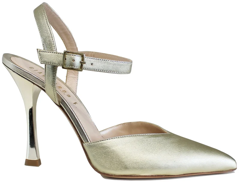 CHANEL DONNA PELLE LAMINATA PLATINO