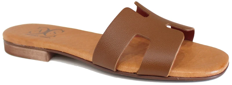 |CIABATTINA DONNA ACS BOTTALATA CUOIO|