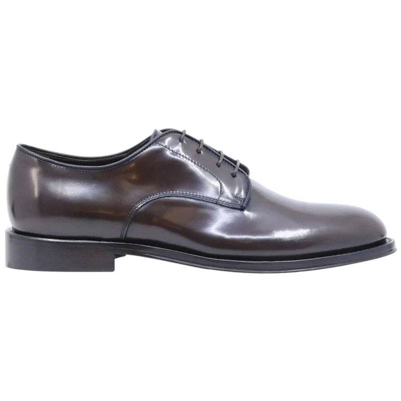 Scarpa Derby uomo Corvari 1821 in pelle marrone spazzolata