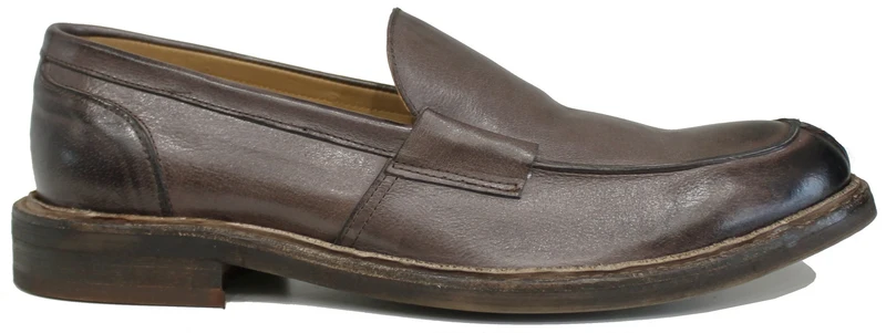 |MOCASSINO UOMO LISCIO PELLE TAUPE|