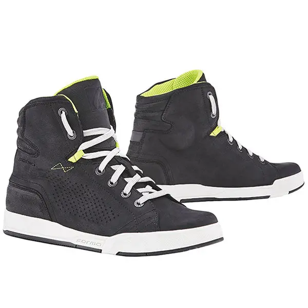 FORMA Swift Flow Stivali Da Moto Pelle Nero Bianco