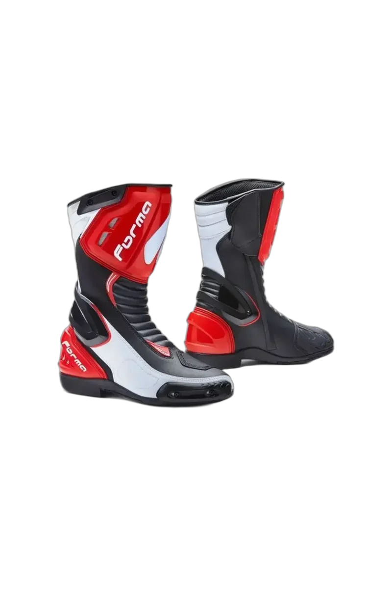 FORMA Freccia Stivali Da Moto Nero Rosso