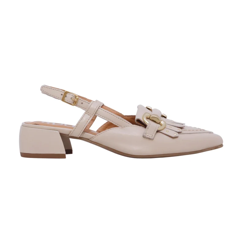 Mjus slingback donna NORI L72105 in pelle Beige Capri