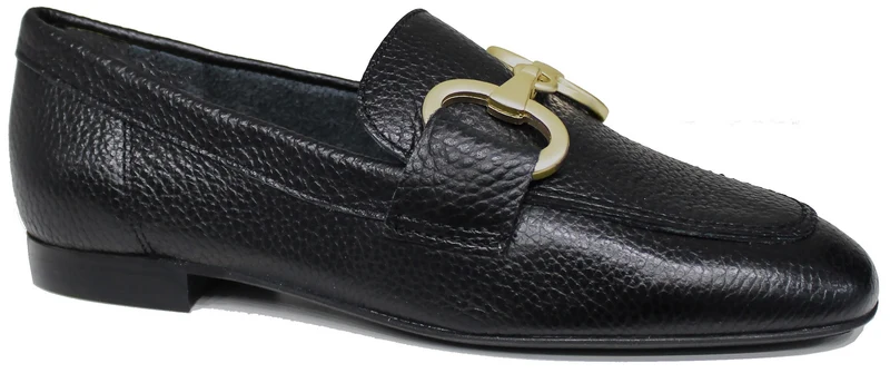 |MOCASSINO DONNA MORSETTO BOTTALATO NERO|