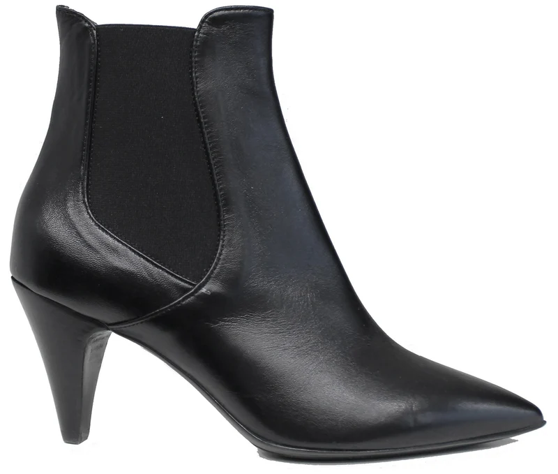 |STIVALETTO BEATLES PELLE NERA|