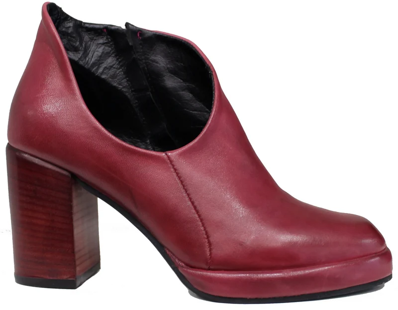|TRONCHETTO DONNA APERTO PELLE VINO|